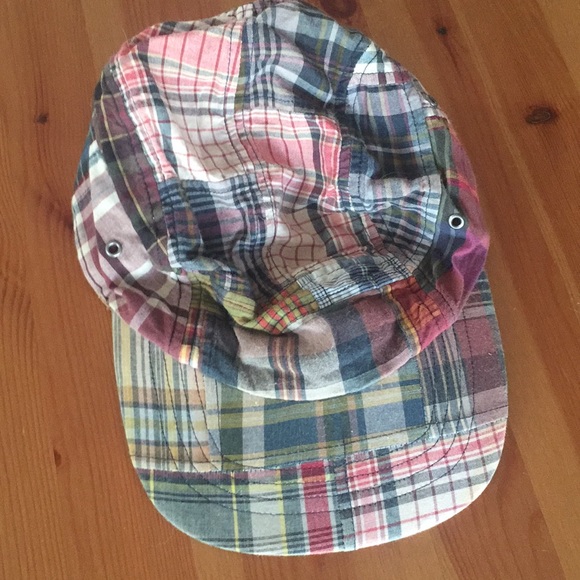 plaid polo hat